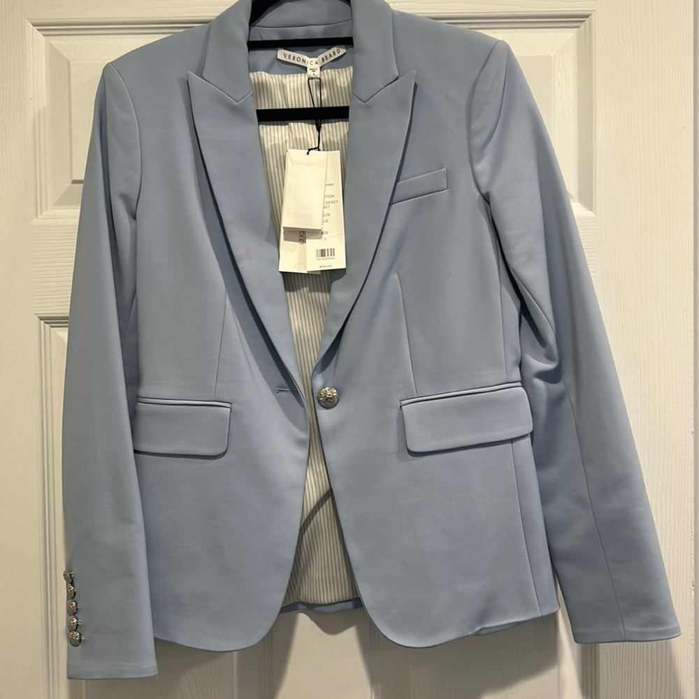 Veronica beard cutaway Dickey jacket blazer